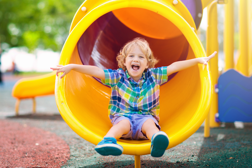 Outdoor play is vital for the growth and development for young children.