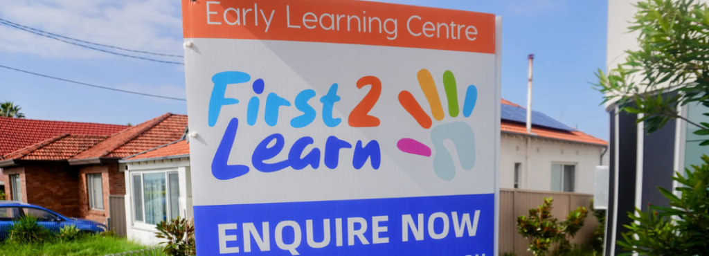 First 2 Learn is a Rockdale childcare centre that focuses on play-based learning